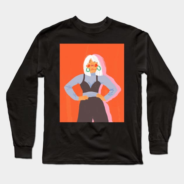 Female Power Long Sleeve T-Shirt by Gigi Rosado